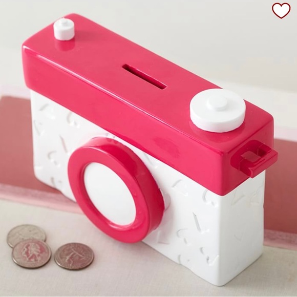 Pottery Barn Teen Pink Camera Bank - Picture 2 of 9